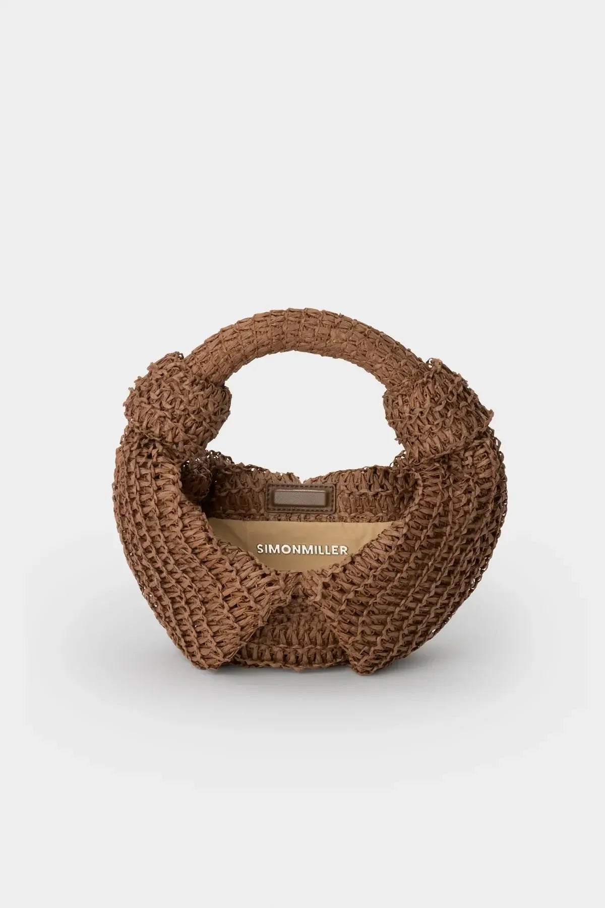 Simon Miller Raffia Lopsy Bag Chocolate 