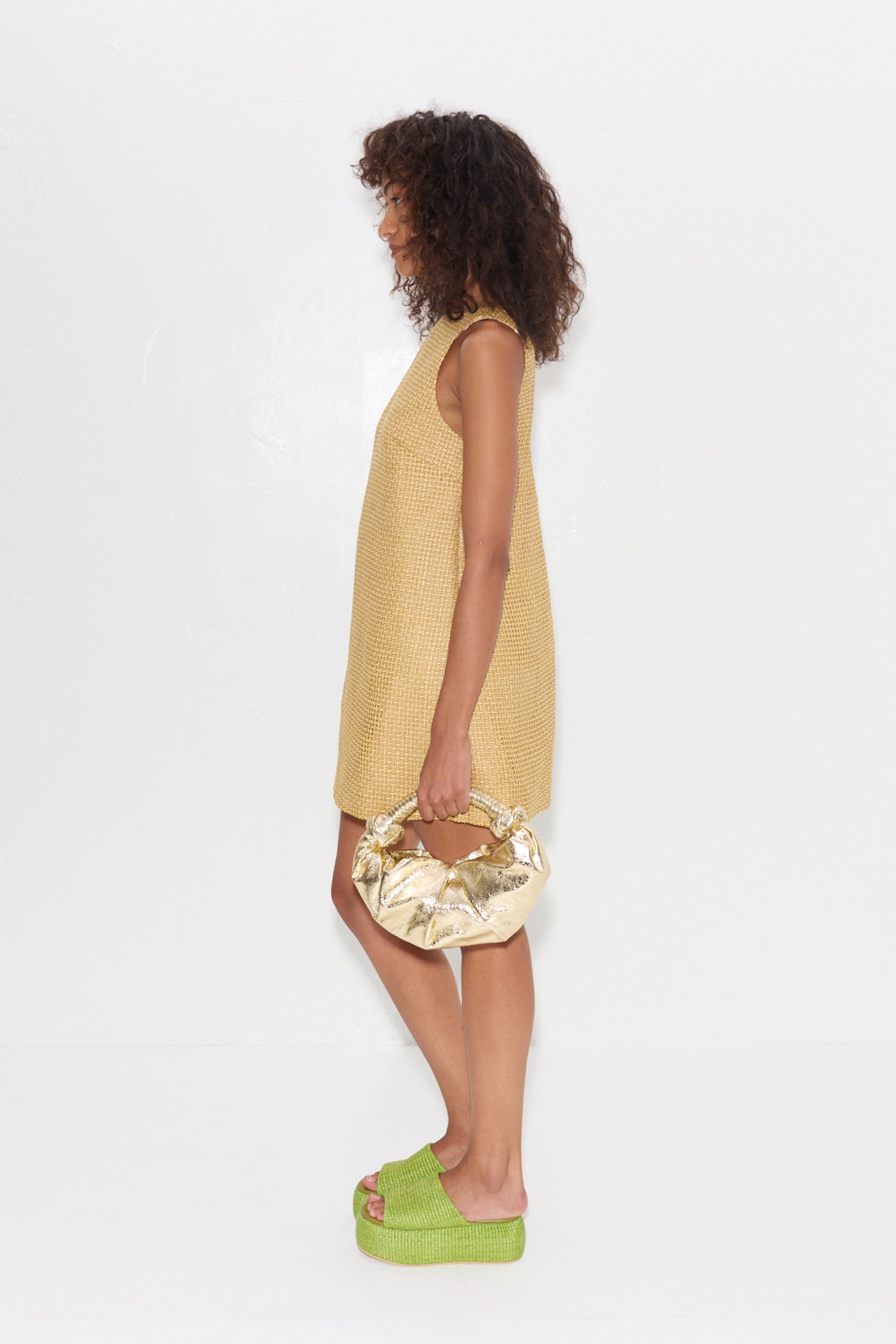 SIMONMILLER Sina Raffia Mini Dress Simon Miller 