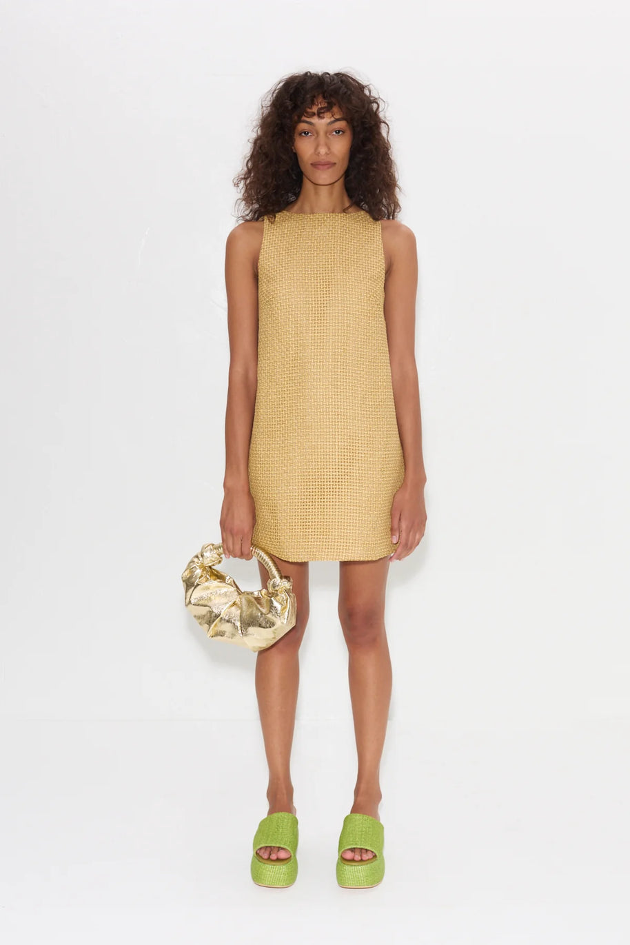 SIMONMILLER Sina Raffia Mini Dress Simon Miller 