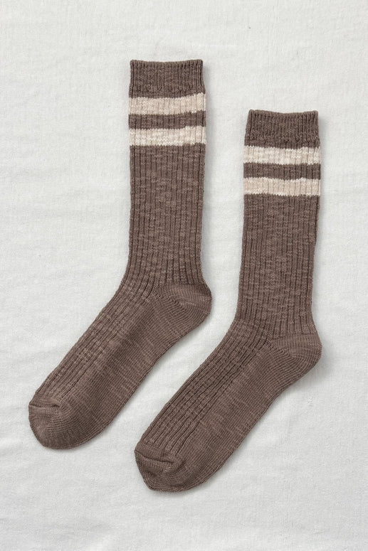 Cottage Varsity Socks | Flax Varsity