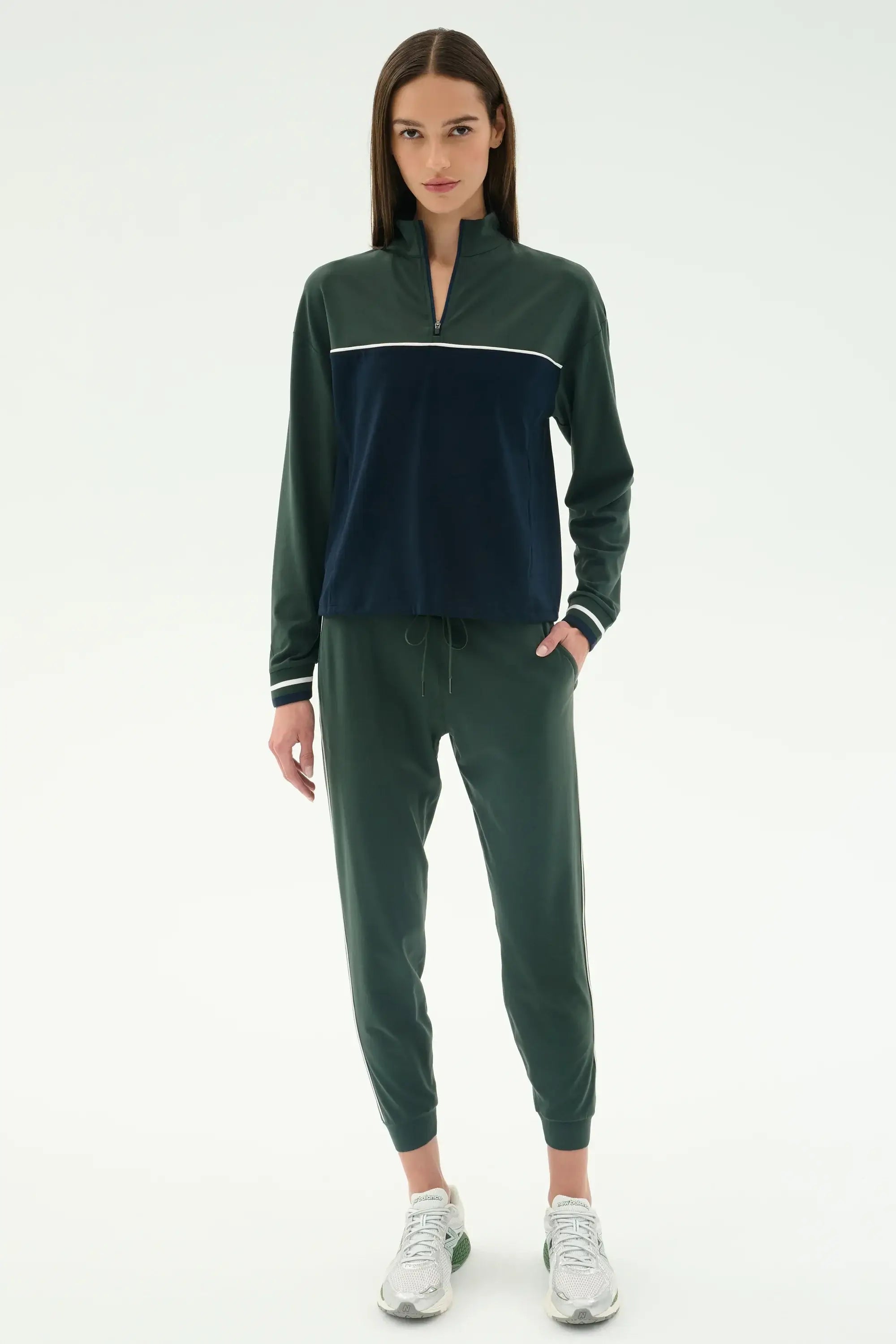 Splits59 Airtight Jogger in Military and White 