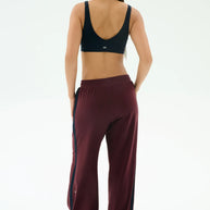 Splits59 Airweight Scoop Back Bra in Indigo Navy Workout Set
