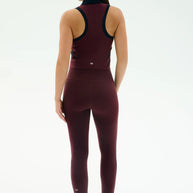 Splits59 Amber Airweight High Waist 7/8 Legging Yoga Set Dark Cherry Red