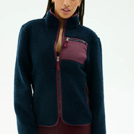 Splits59 Harris Sherpa Jacket Fleece Women's Jacket Navy