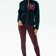 Splits59 Harris Sherpa Jacket Fleece Women's Jacket Navy