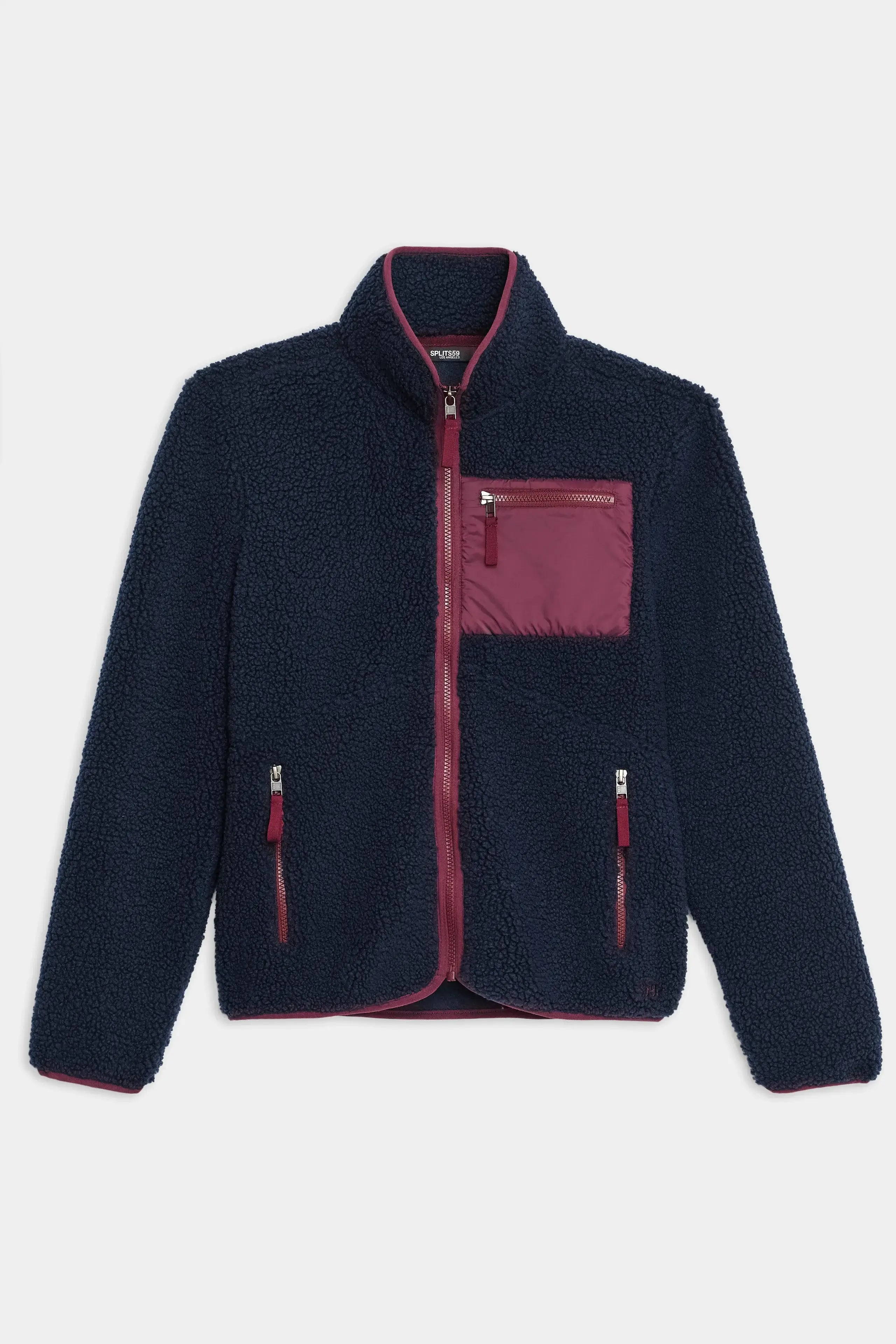 Splits59 Harris Sherpa Jacket Fleece Women's Jacket Navy