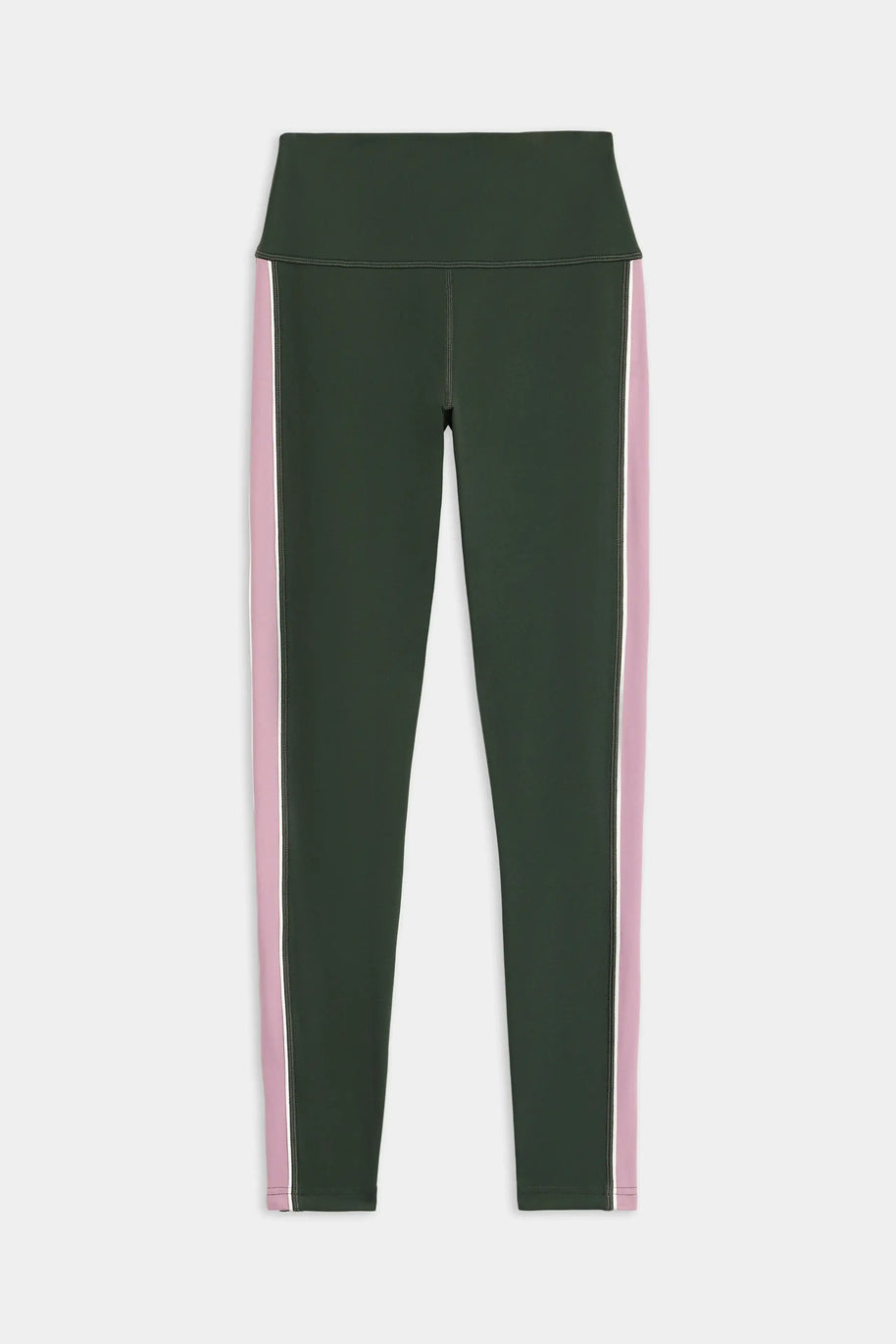 Splits59 Margot Rigor High Waisted Legging in Military and Blush 