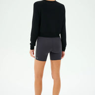 Splits59 Ella High Waist Airweight Graphite and White Shorts 