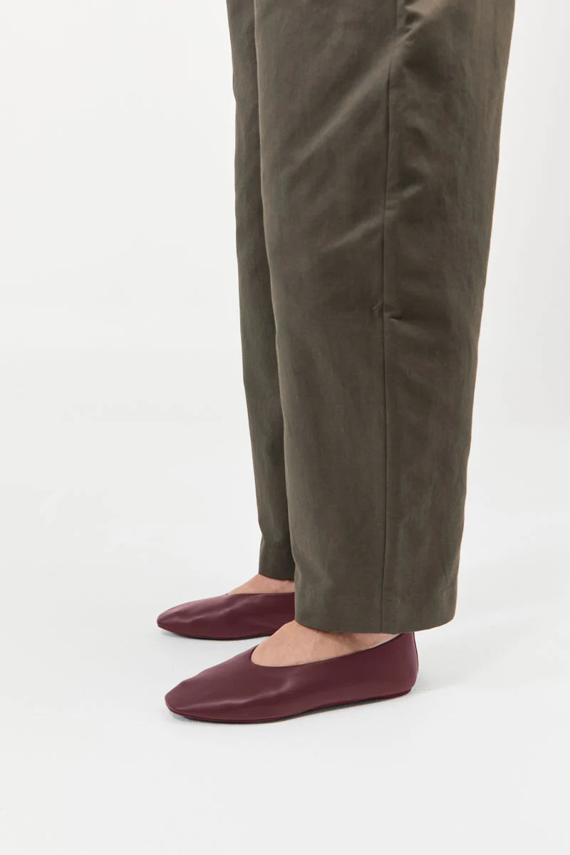 St. Agni Soft Glove Ballet Flat Plum