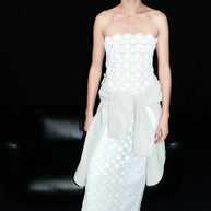 St. Agni Doily Column Dress White