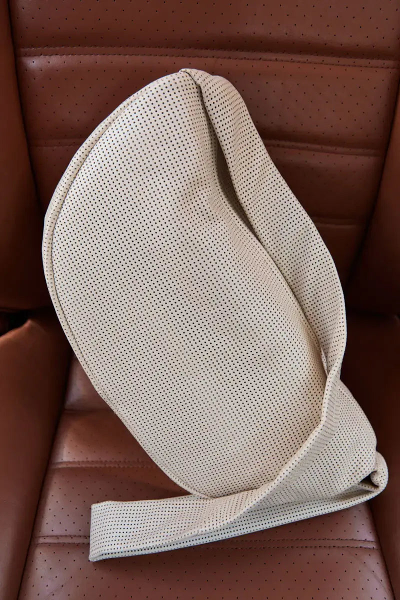 St. Agni Perforated Crescent Bag in Tofu, Crossbody White Bag