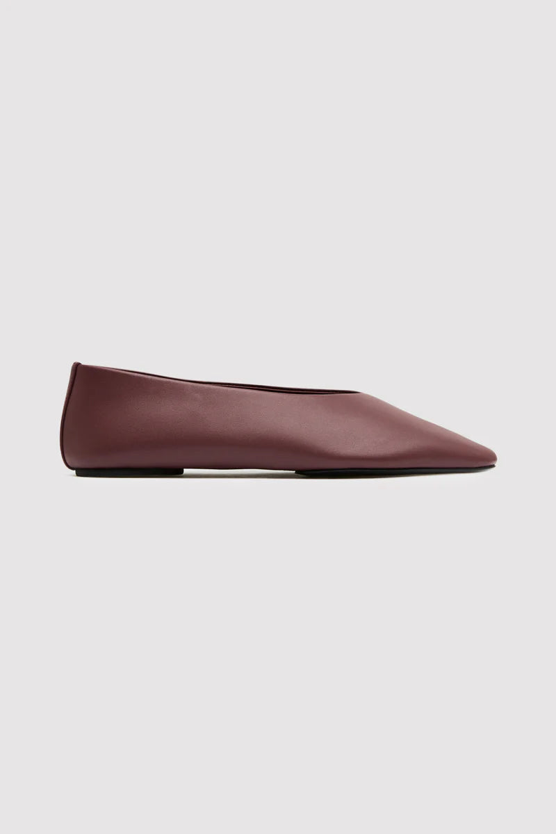 St. Agni Soft Glove Ballet Flat Plum