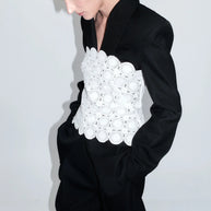 St. Agni Doily Top White