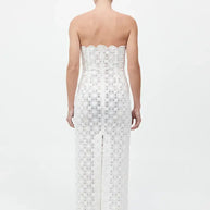 St. Agni Doily Column Dress White