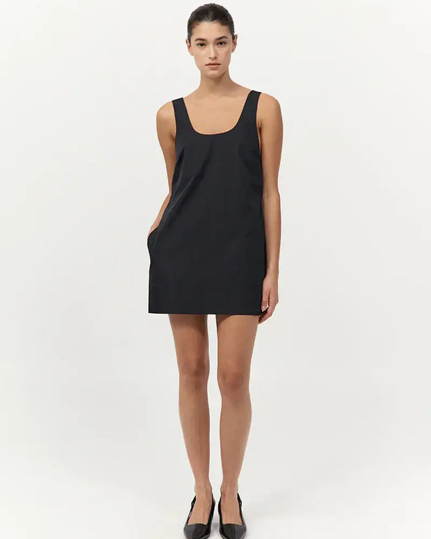 St. Agni Jordan Black Mini Dress Party Dress Cocktail Dress Black