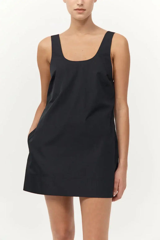 xSt. Agni Jordan Black Mini Dress Party Dress Cocktail Dress Black