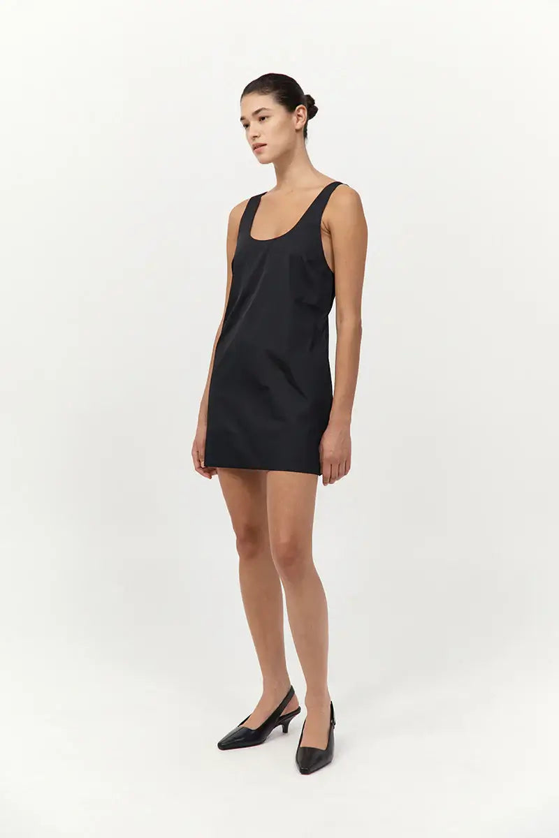 St. Agni Jordan Black Mini Dress Party Dress Cocktail Dress Black