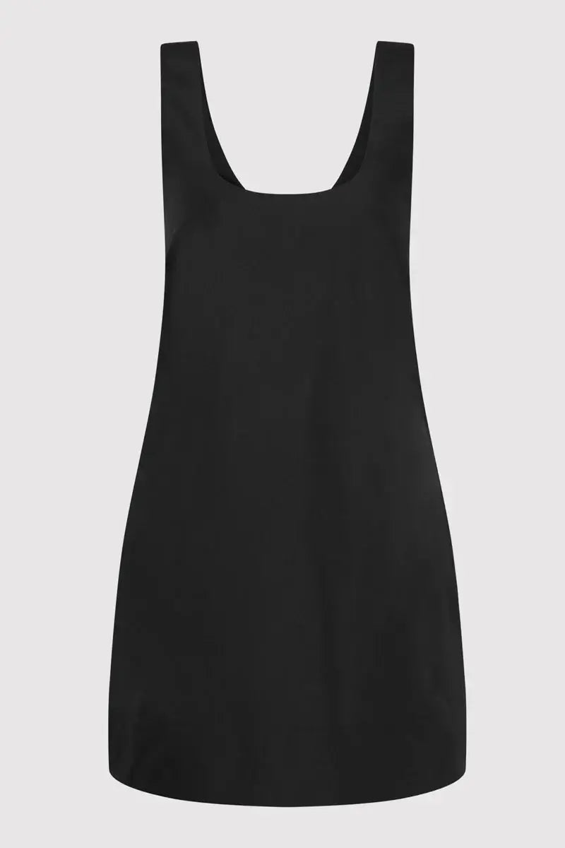 St. Agni Jordan Black Mini Dress Party Dress Cocktail Dress Black