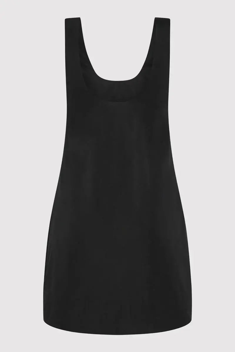 St. Agni Jordan Black Mini Dress Party Dress Cocktail Dress Black