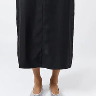 St. Agni Silver Perforated Minimal Ballet Flat 