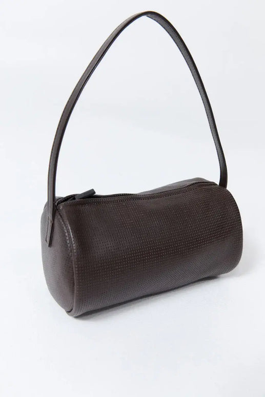 Perforated Connolo Shoulder Bag St. Agni Coffee Color Bag 