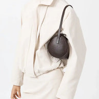 Perforated Connolo Shoulder Bag St. Agni Coffee Color Bag 