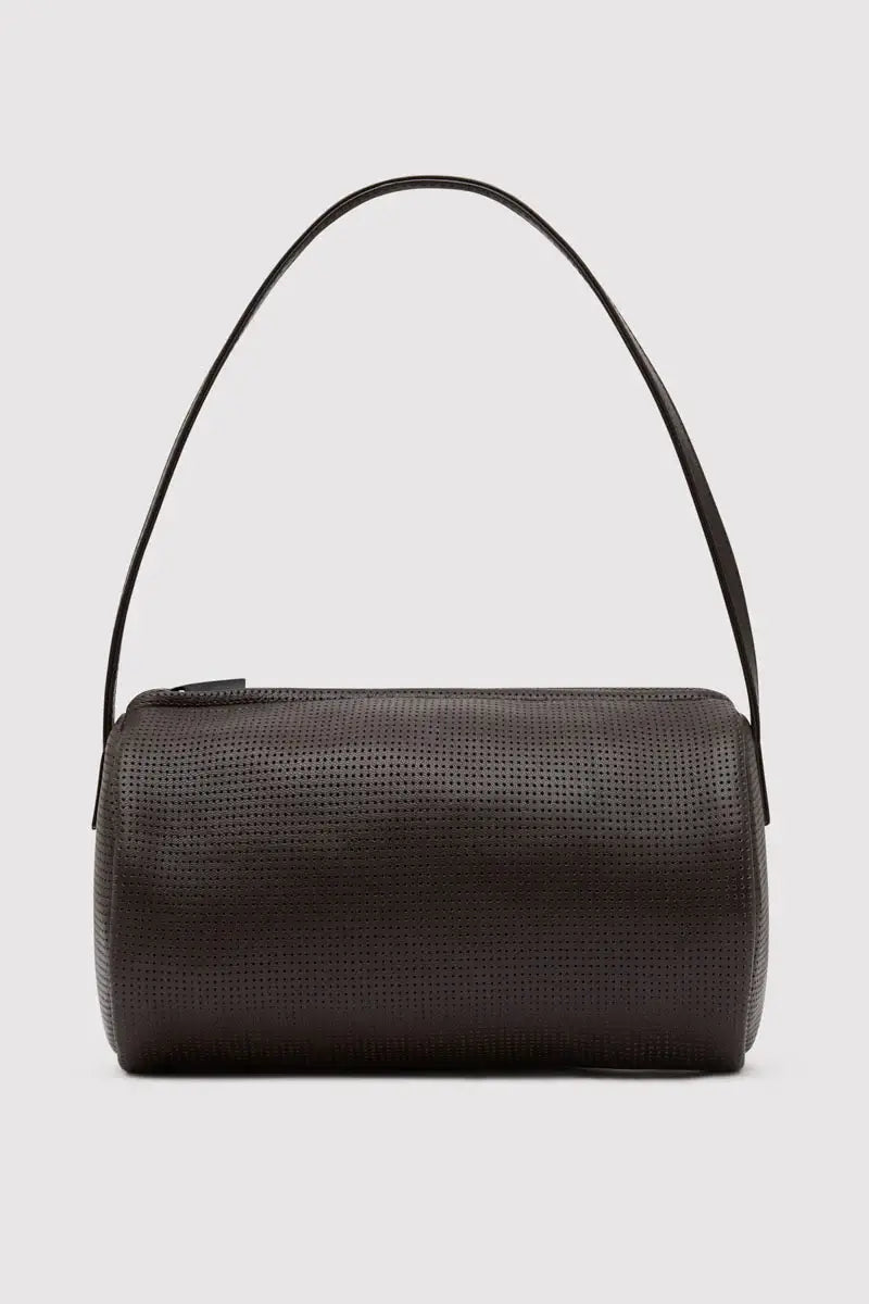 Perforated Connolo Shoulder Bag St. Agni Coffee Color Bag 