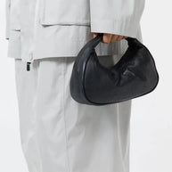 St. Agni Perforated Mini Bon Bon Bag in Black