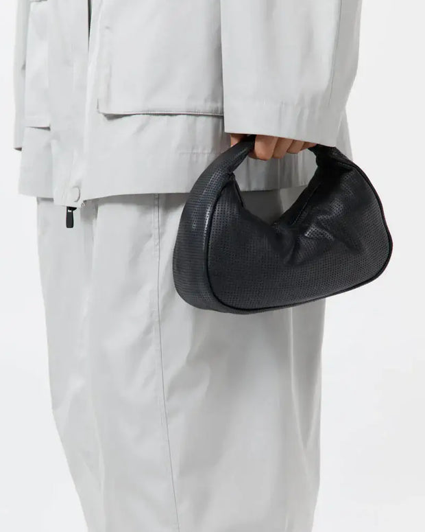 St. Agni Perforated Mini Bon Bon Bag in Black