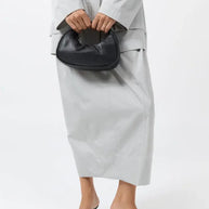 St. Agni Perforated Mini Bon Bon Bag in Black