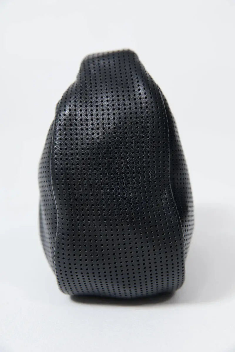 St. Agni Perforated Mini Bon Bon Bag in Black