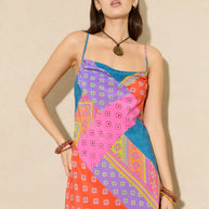 Boteh Rani Silk Bias Mini Dress