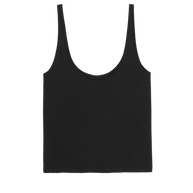 The Great Scoop Neck Tank in Black