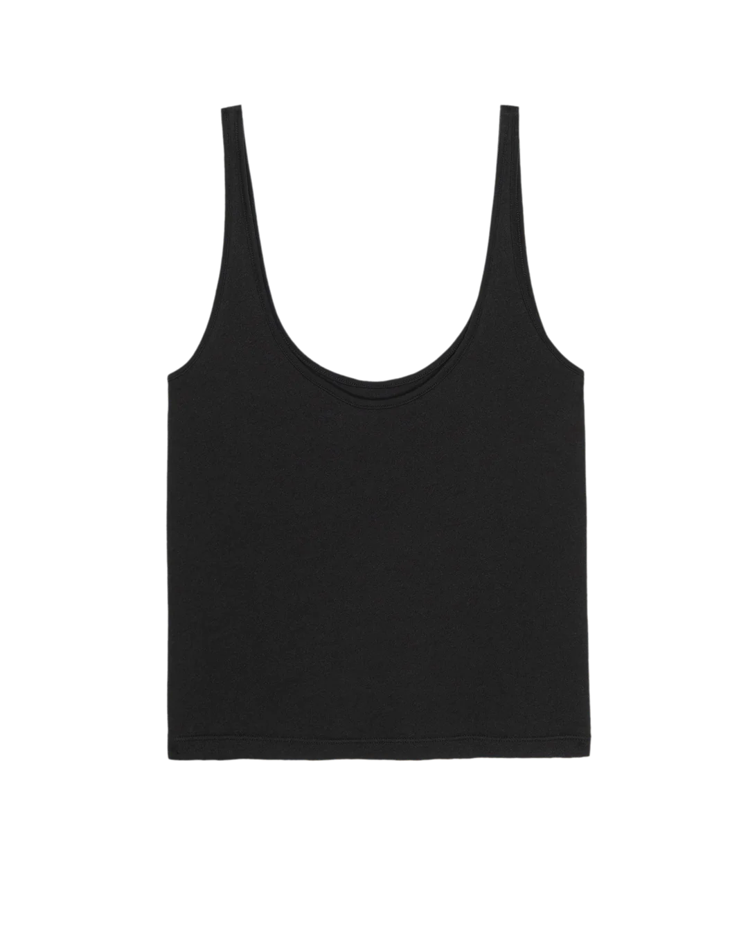 The Great Scoop Neck Tank in Black