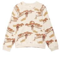 The Slouch Sweatshirt | Riding Horses Print