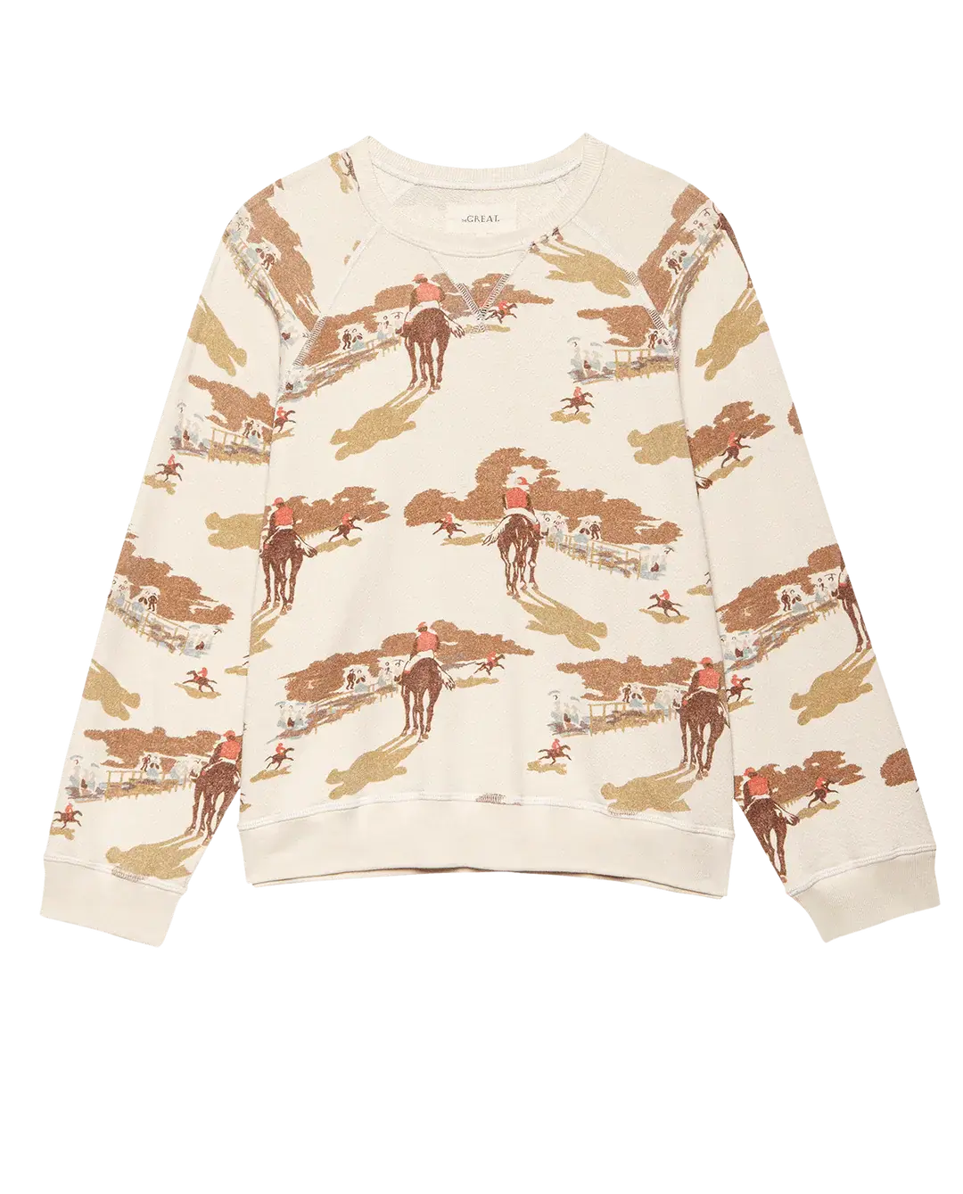 The Slouch Sweatshirt | Riding Horses Print