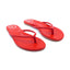 Solei Sea Red Flip Flop Sandals 