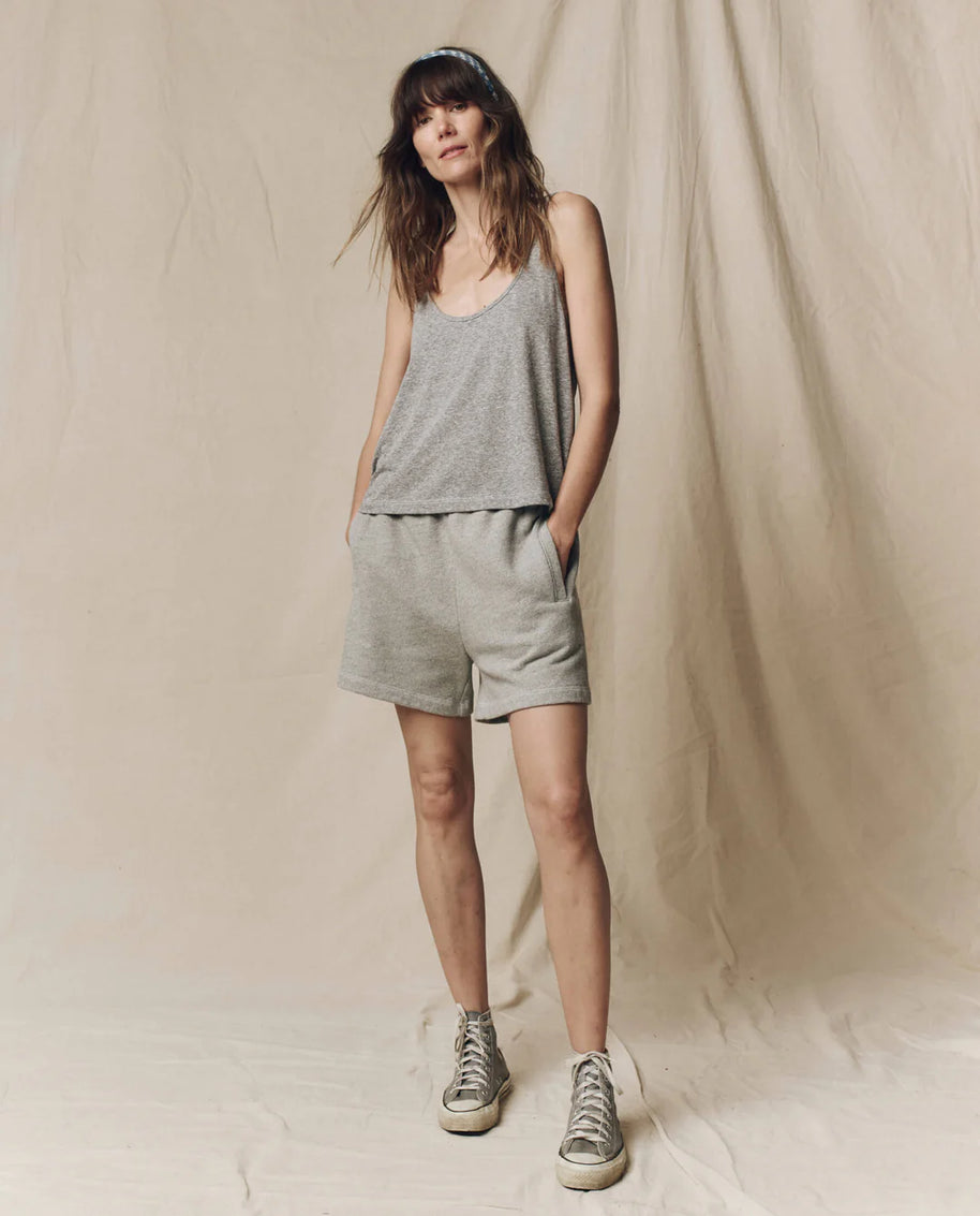 The Great Scopp Neck Tank Heather Grey