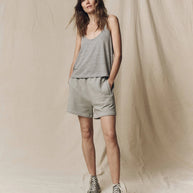 The Great Scopp Neck Tank Heather Grey