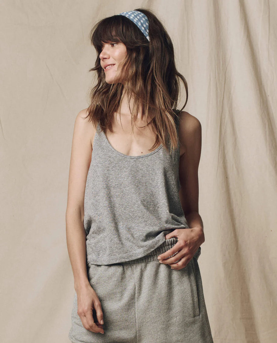 The Great Scopp Neck Tank Heather Grey