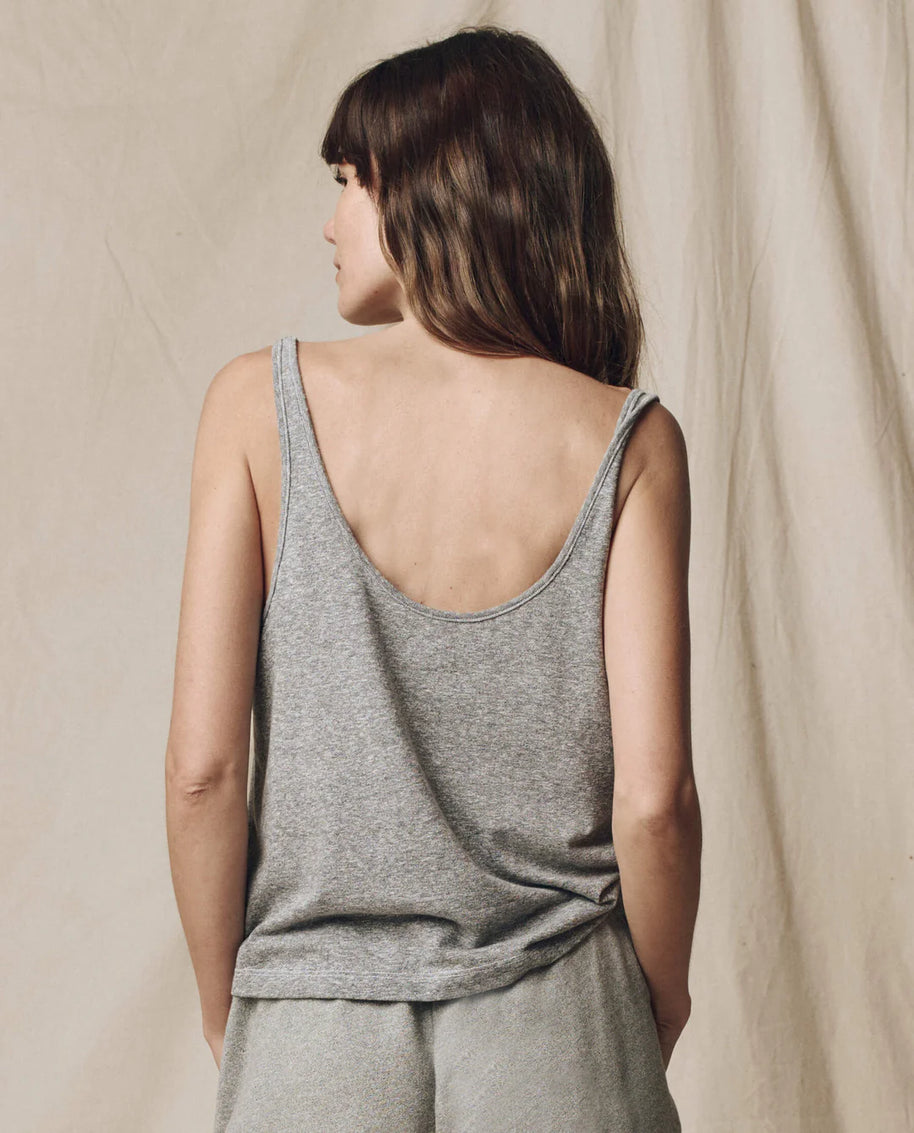 The Great Scopp Neck Tank Heather Grey