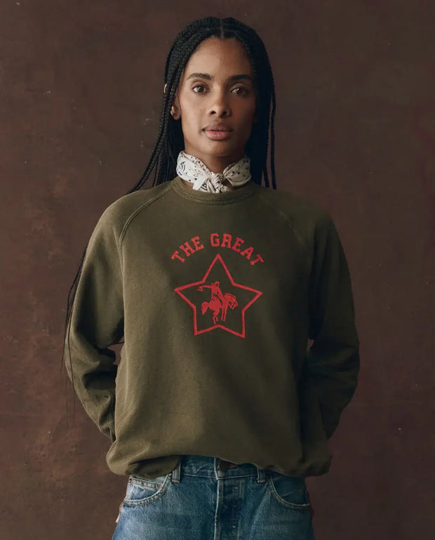 The Great College Sweatshirt With Rodeo Star Graphic