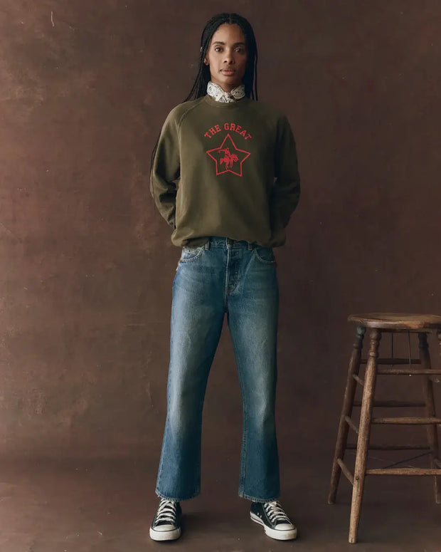 The Great College Sweatshirt With Rodeo Star Graphic