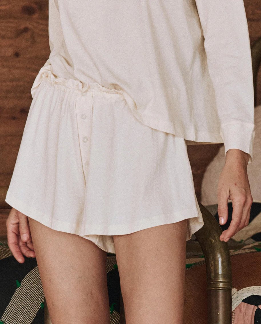 The Tap Short | Washed White