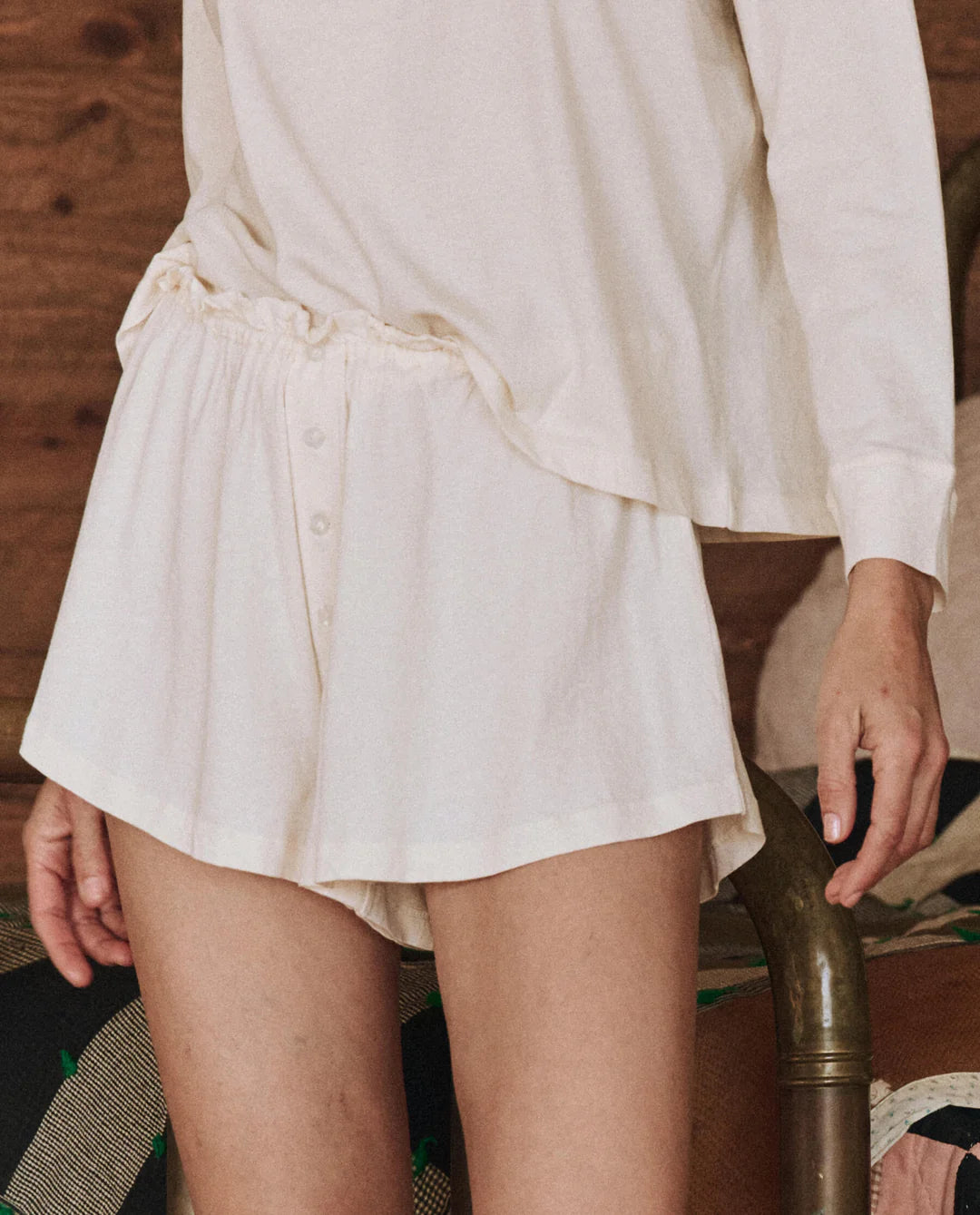The Tap Short | Washed White