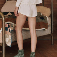 The Tap Short | Washed White