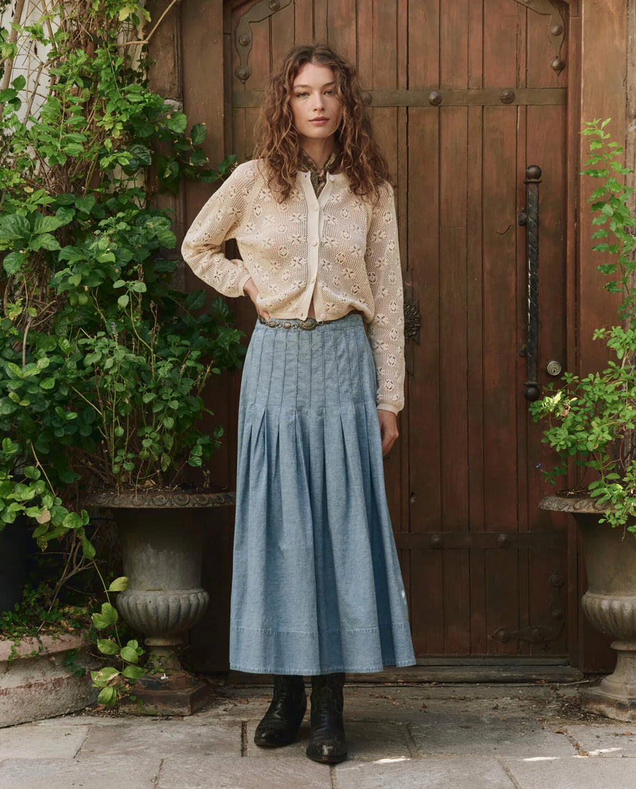 The Great Crochet Cardigan in Natural 