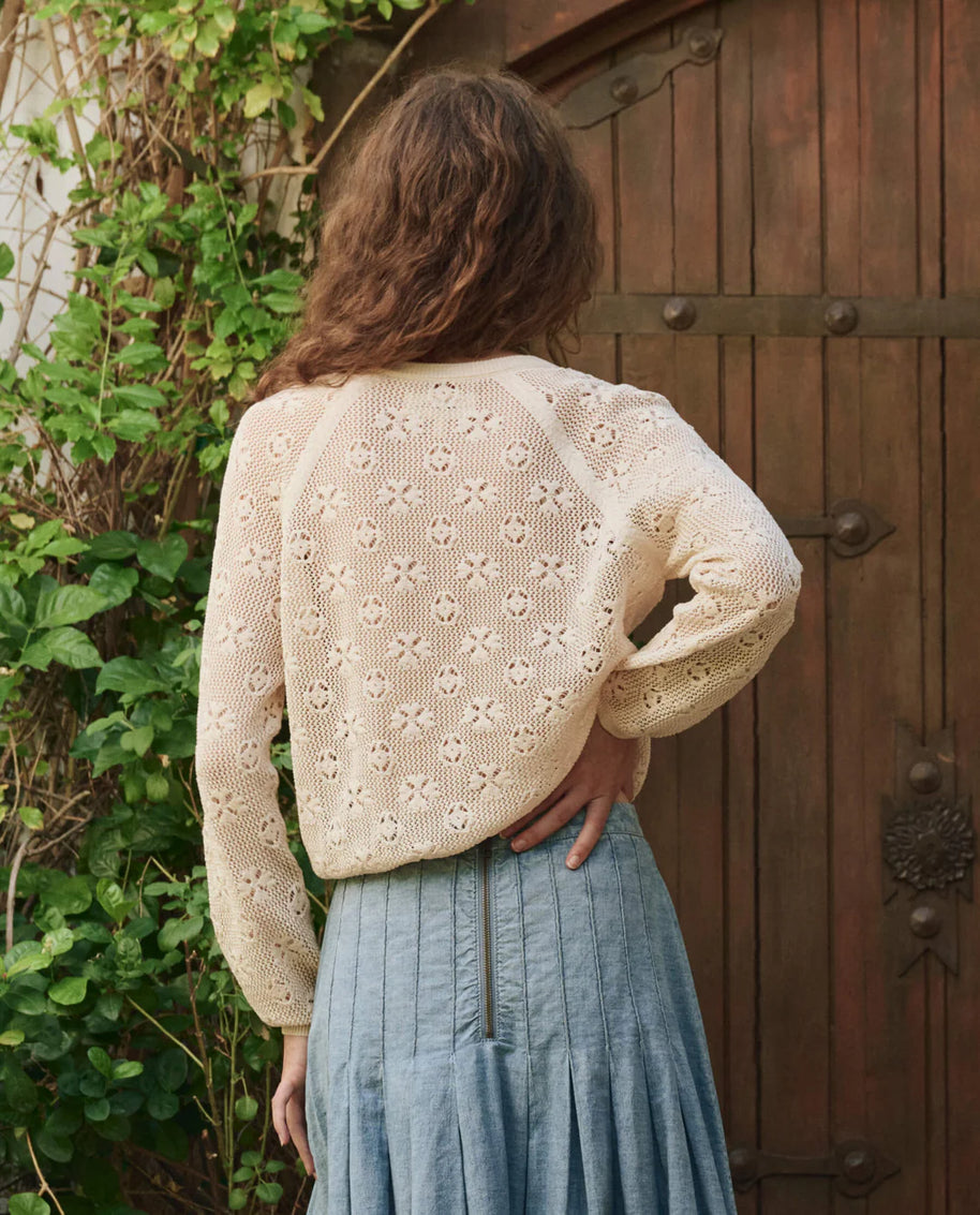 The Great Crochet Cardigan in Natural 