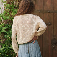The Great Crochet Cardigan in Natural 