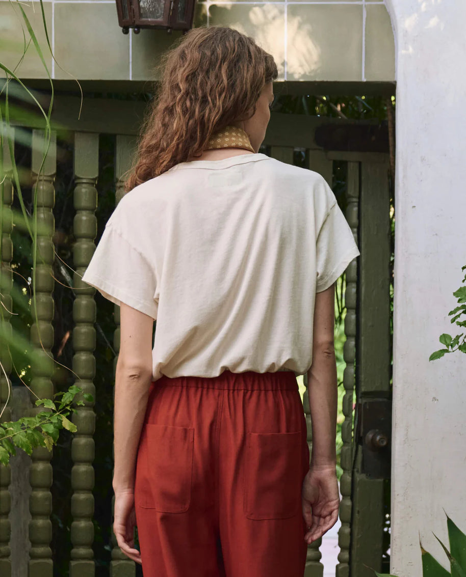 The Great Boxy Crew Tee  with Running Horses 